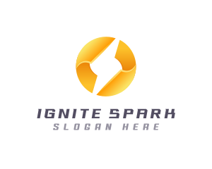 Spark - Lightning Bolt Spark logo design