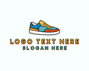 Foot Wear - Streetwear Sneakers Shoe logo design