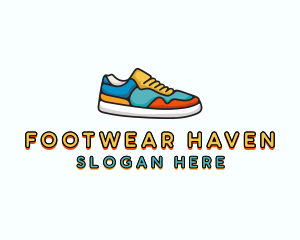 Streetwear Sneakers Shoe logo design