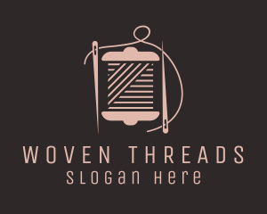 Sewing Thread Needlework  logo design