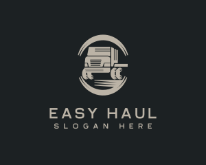 Contractor Industrial Truck logo design