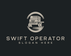 Contractor Industrial Truck logo design