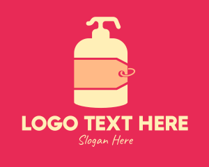 Disinfectant - Lotion Price Tag logo design