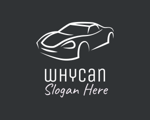 Modern Sports Car Vehicle Logo