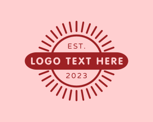 Retro - Generic Sunshine Shop logo design