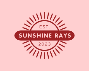 Generic Sunshine Shop logo design