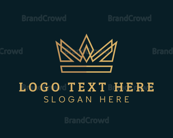 Minimalist Premium Crown Logo | BrandCrowd Logo Maker