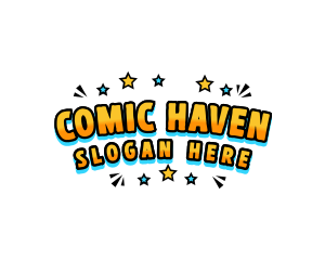 Fun Comic Party logo design