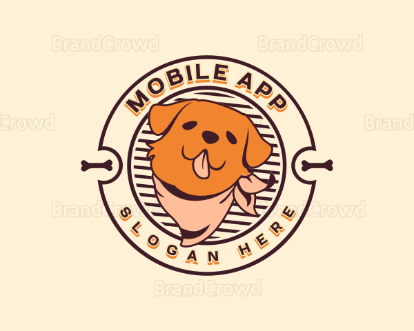 Vet Dog Grooming Logo