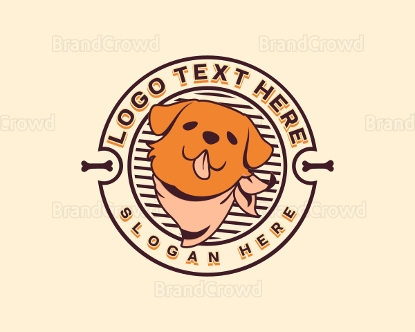 Vet Dog Grooming Logo