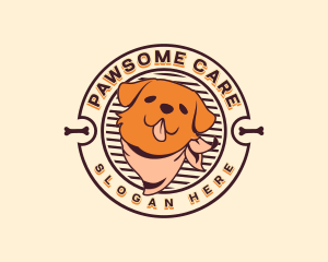 Vet Dog Grooming logo design