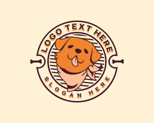 Vet Dog Grooming Logo