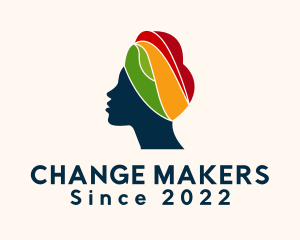 Activism - Ethnic African Woman logo design