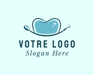 Molar - Dental Teeth Cleaning logo design