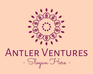 Organic Flower Spa logo design