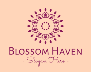 Flower - Organic Flower Spa logo design