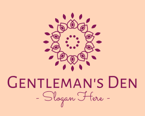 Organic Flower Spa logo design