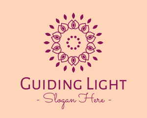 Organic Flower Spa logo design