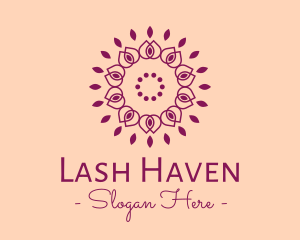 Organic Flower Spa logo design