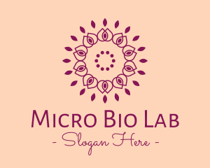 Organic Flower Spa logo design