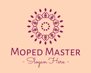 Organic Flower Spa logo design