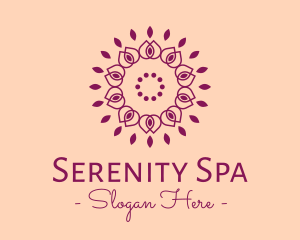 Spa - Organic Flower Spa logo design