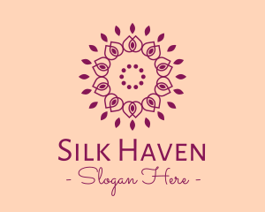 Organic Flower Spa logo design