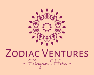 Organic Flower Spa logo design