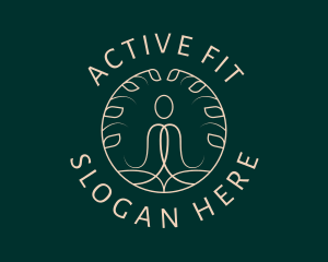 Health Fitness Yoga logo design