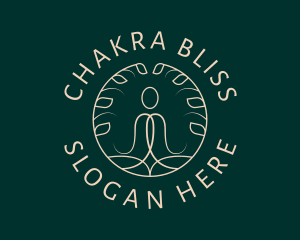 Chakra - Health Fitness Yoga logo design