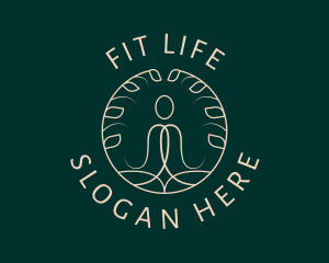 Health Fitness Yoga logo design