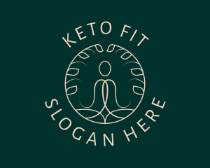 Health Fitness Yoga logo design