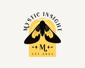 Moth Butterfly Insect logo design