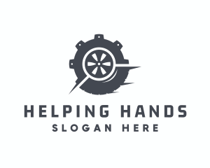 Wheel - Wheel Mechanic Gear logo design