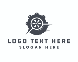 Wheel Mechanic Gear Logo