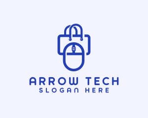 Tech Gadget Shopping Bag logo design