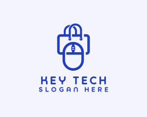 Tech Gadget Shopping Bag logo design