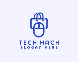 Tech Gadget Shopping Bag logo design