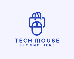 Tech Gadget Shopping Bag logo design