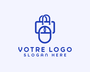 Device - Tech Gadget Shopping Bag logo design