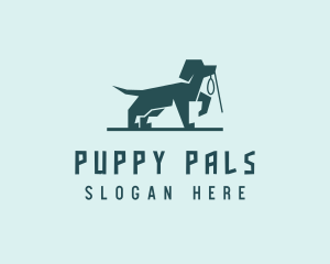 Puppy Dog Walker  logo design