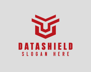 Geometric Gaming Shield  Logo