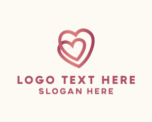 Hug - Charity Heart Foundation logo design