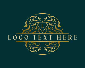 Luxe - Ornament Wreath Wealth logo design