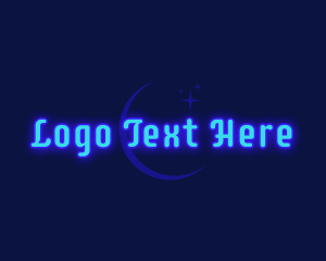 Zodiac - Moon Glow Night logo design