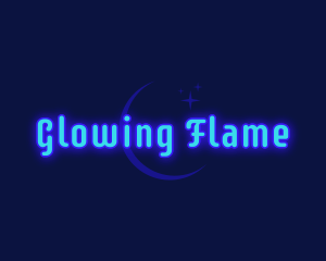 Moon Glow Night logo design