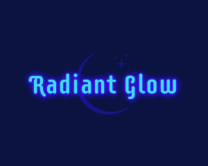 Glow - Moon Glow Night logo design