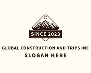Travel Mountaineering Hiking Logo