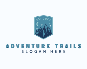Trekking - Travel Mountain Trekking logo design