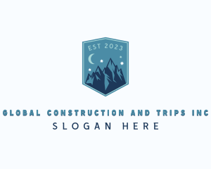 Tourist - Travel Mountain Trekking logo design